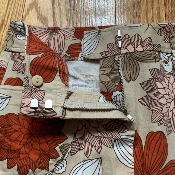 Vintage Y2K Floral Printed Skirt Ann Taylor LOFT - Picture 4 of 5